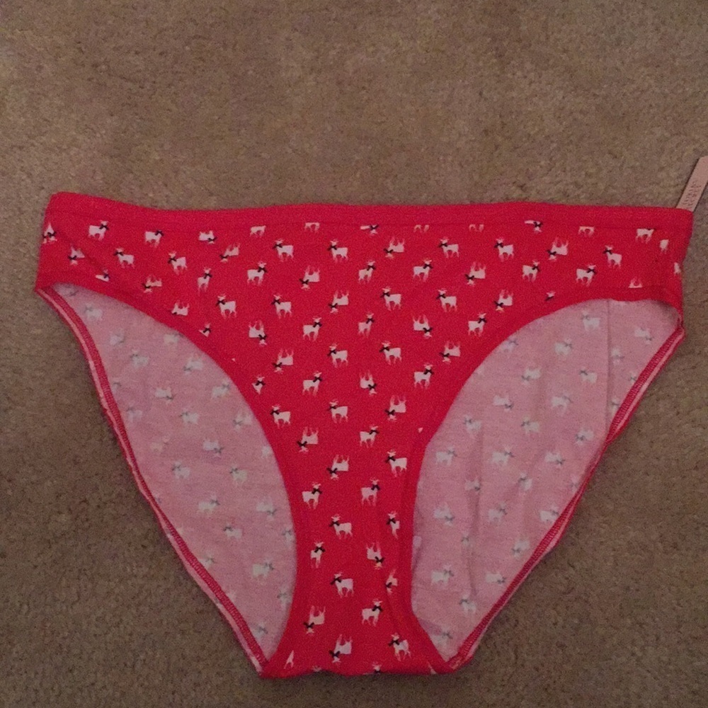 Victoria's Secret holiday reindeer bikini panty.